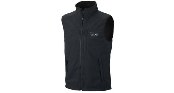 Mountain Hardwear Mountain Tech Vest - Mens-Black/Black-Medium