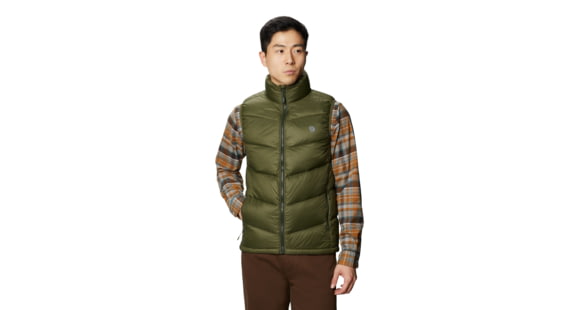 Mountain Hardwear Mt. Eyak Down Vest - Men's, Dark Army, Large, OM8279304-L