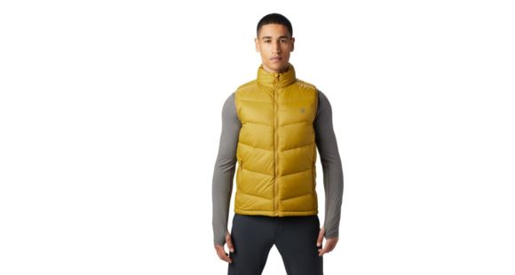 Mountain Hardwear Mt. Eyak Down Vest - Men's, Dark Bolt, Medium, 1870971236-M