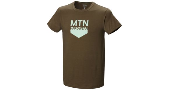 Mountain Hardwear MTN Corner Short Sleeve T - Men's-Stone Green-X-Large