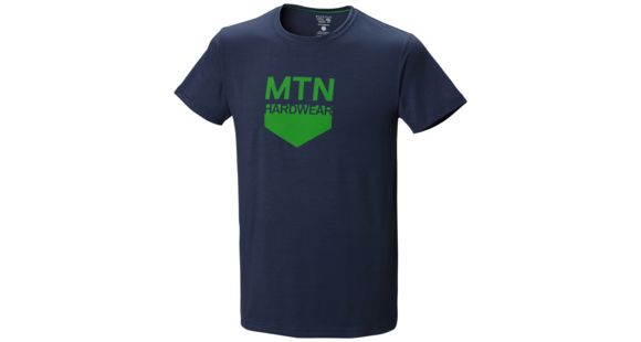 Mountain Hardwear MTN Corner Short Sleeve T - Men's-Zinc-Large