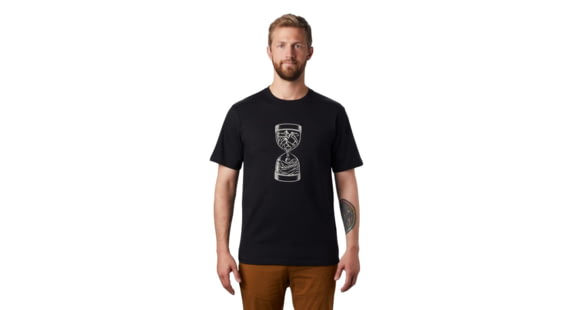 Mountain Hardwear MTN &amp; Sea Hourglass Short Sleeve Shirt - Mens, Black, Medium, 1881541010-Black-M