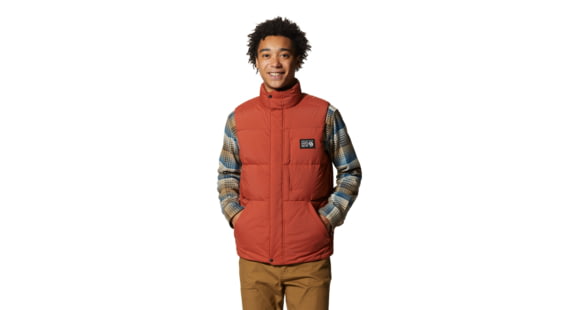 Mountain Hardwear Nevadan Down Vest - Men's, Large, Dark Copper, 2004041838-Dark Copper-L