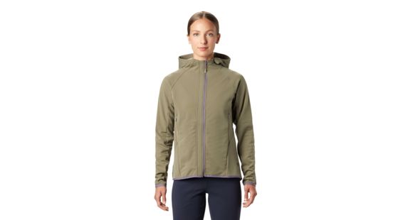 Mountain Hardwear Norse Peak 2 Fleece Jacket - Women's, Light Army, Extra Small, 1880721333-XS