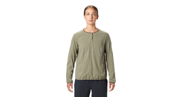 Mountain Hardwear Echo Lake Henley - Women's, Light Army, Extra Small, 1880651333-XS