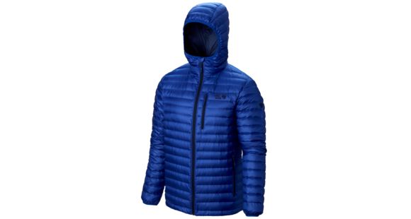 Mountain Hardwear Nitrous Hooded Down Jacket - Men's-Azul-Large