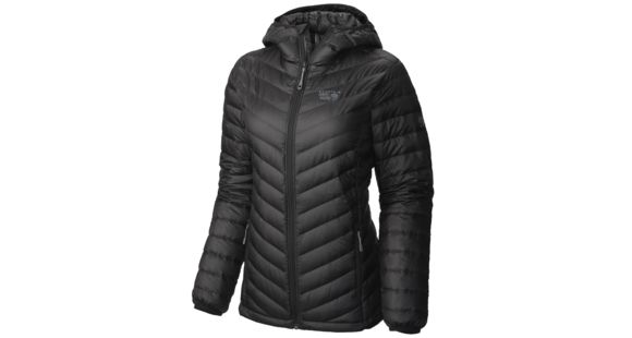 Mountain Hardwear Nitrous Hooded Down Jacket - Women's-Black-X-Large