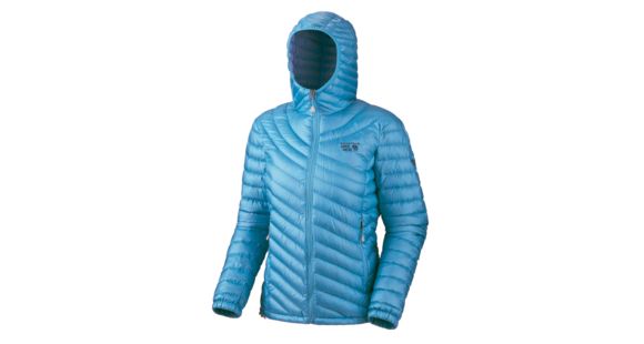 Mountain Hardwear Nitrous Hooded Jacket - Women's - Oasis Blue-Large