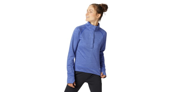 Mountain Hardwear Norse Peak Pullover - Women's, Blue Print, Large, 1831051516-L