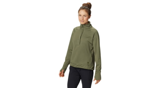 Mountain Hardwear Norse Peak Pullover - Women's, Light Army, Medium, 1831051333-M