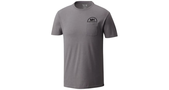 Mountain Hardwear North Palisade Short Sleeve T-Shirt - Men's, Heather Manta Grey, XL, 1788671074-XL