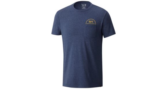 Mountain Hardwear North Palisade Short Sleeve T-Shirt - Men's, Heather Zinc, XL, 1788671493-XL