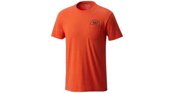 Mountain Hardwear North Palisade Short Sleeve T-Shirt - Men's, Heather State Orange, XL, 1788671843-XL