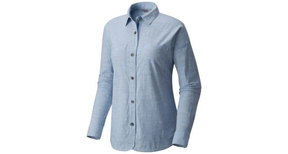 Mountain Hardwear Outpost Long Sleeve Shirt - Women's, Storm Cloud, S, 1764521440-S