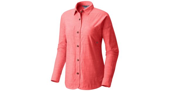 Mountain Hardwear Outpost Long Sleeve Shirt - Women's, Solstice Red, S, 1764521804-S