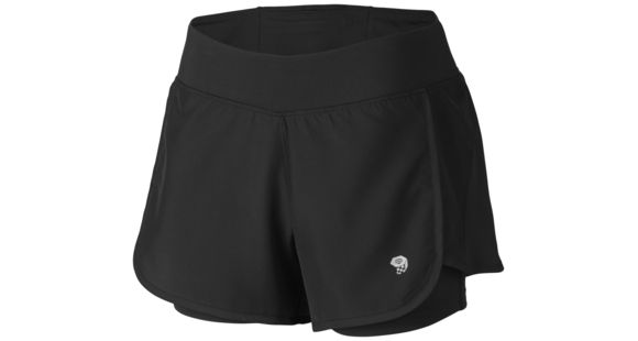Mountain Hardwear Pacer 2in1 Short - Women's-Black/Wild Melon-Small