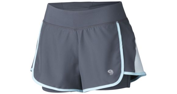 Mountain Hardwear Pacer 2in1 Short - Women's-Graphite-Medium