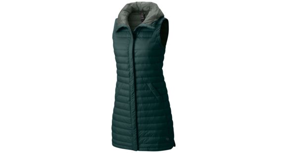 Mountain Hardwear PackDown Vest, Blue Spruce, XS, 1732461310-XS