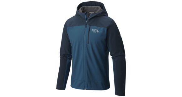 Mountain Hardwear Paladin Hooded Jacket - Men's-Phoenix Blue/Hardwear Navy-Small