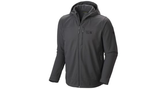 Mountain Hardwear Paladin Hooded Jacket - Men's-Shark-Small