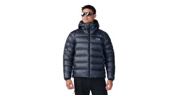 Mountain Hardwear Phantom Alpine Down Hooded Jacket - Men's, Blue Slate, S, 2092271-417-XXL