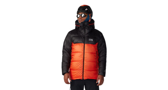 Mountain Hardwear Phantom Belay Down Parka - Men's, State Orange, Black, LxR, 2092281-842-M