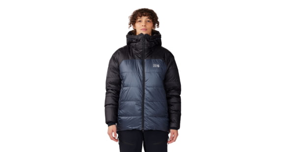 Mountain Hardwear Phantom Belay Down Parka - Women's, Blue Slate, Black, S, 2092821-417-XL