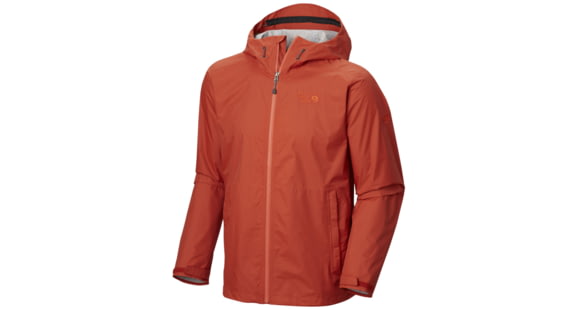 Mountain Hardwear Plasmic Jacket - Men's-Flame-XX-Large