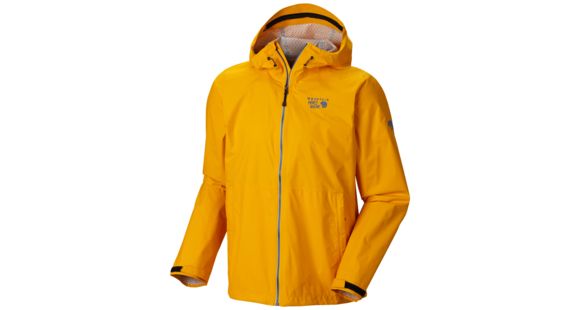 Mountain Hardwear Plasmic Jacket - Men's-Super Solarize-X-Large
