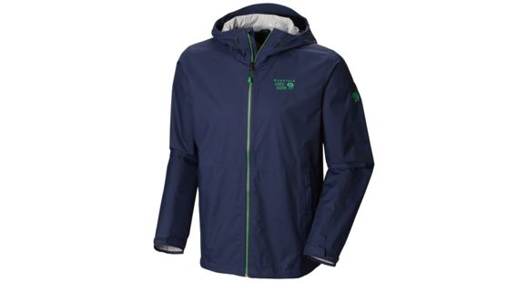 Mountain Hardwear Plasmic Jacket - Men's-Zinc-X-Large