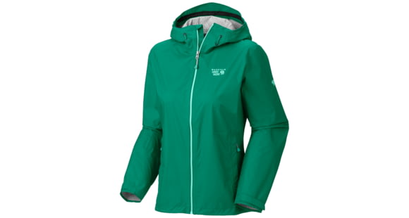 Mountain Hardwear Plasmic Jacket - Women's-Bright Emerald-Large
