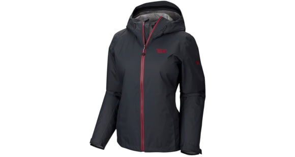Mountain Hardwear Plasmic Jacket - Women's-Graphite-Small
