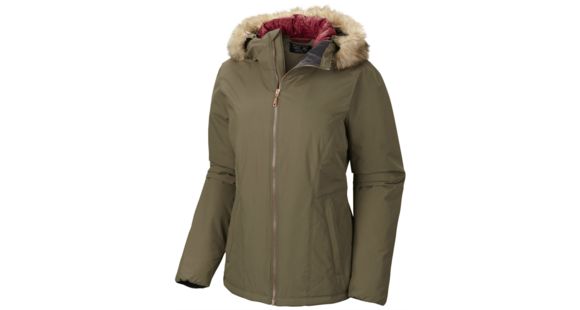 Mountain Hardwear Potrero Bomber Jacket - Women's-Stone Green-X-Large