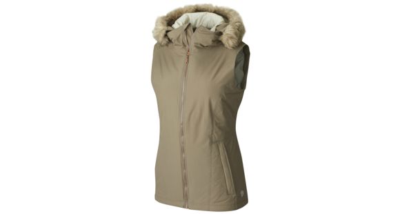 Mountain Hardwear Potrero Insulated Vest - Women's-Khaki-Medium