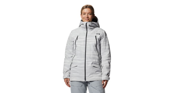 Mountain Hardwear Powder Quest Jacket - Women's, Medium, Glacial, 2004121097-Glacial-M
