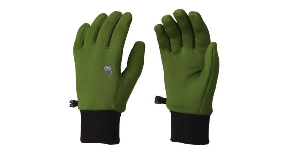 Mountain Hardwear Power Stretch Gloves - Men's-Jungle-X-Large