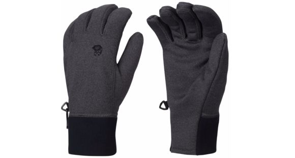 Mountain Hardwear Power Stretch Gloves -Small-Heather Grey