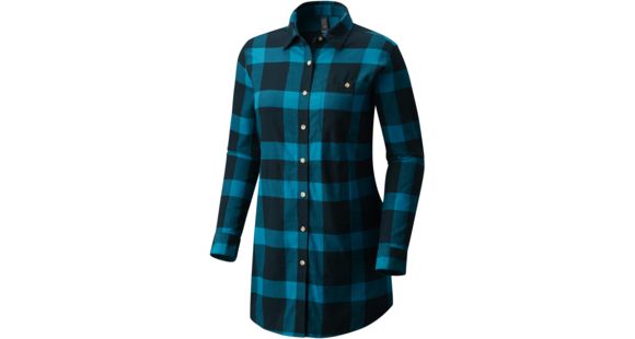 Mountain Hardwear Pt. Isabel Long Sleeve Tunic - Women's-Blue Spruce-Medium