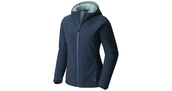 Mountain Hardwear Pyxiana Hooded Jacket - Women's-Zinc-Medium