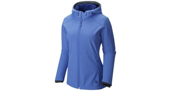 Mountain Hardwear Pyxiana Hooded Jacket - Women's-Bright Bluet-Large
