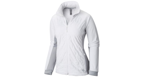 Mountain Hardwear Pyxis Stretch Quilted Jacket - Women's-White/Steam-Small