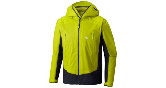 Mountain Hardwear Quasar Lite II Jacket - Men's, Fresh Bud, Dark Zinc, L, 1763931364-L