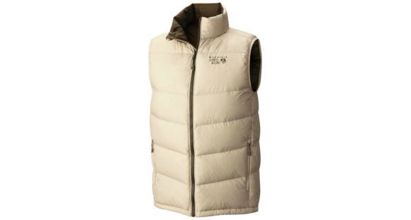 Mountain Hardwear Ratio Down Vest - Men's-Fossil-Large