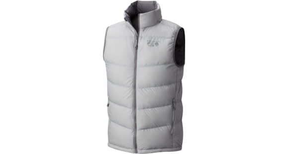 Mountain Hardwear Ratio Down Vest - Men's-Grey Ice-Small