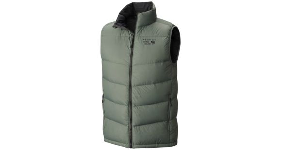 Mountain Hardwear Ratio Down Vest - Men's-Thunderhead Grey-Small