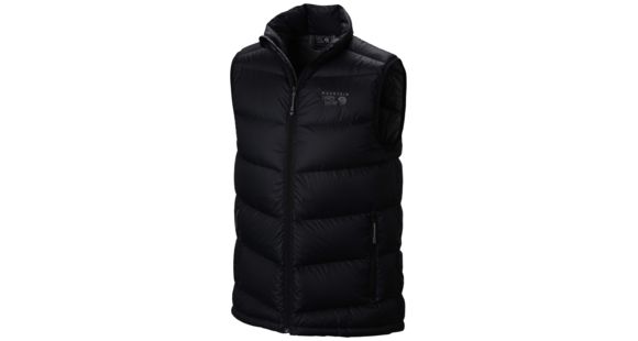 Mountain Hardwear Ratio Down Vest - Men's-Black-Large