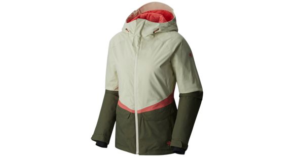 Mountain Hardwear Returnia Jacket - Women's-Stone/Stone Green-Small