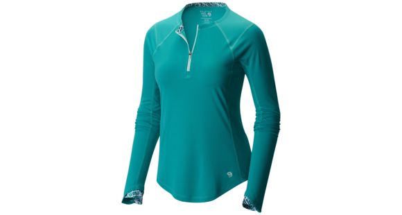 Mountain Hardwear River Gorge LongSleeve T - Women's-Glacier Green-X-Small