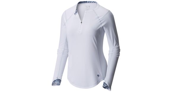 Mountain Hardwear River Gorge LongSleeve T - Women's-White-X-Small