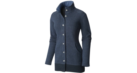 Mountain Hardwear Sarafin Button Front Sweater - Women's-Zinc-Large